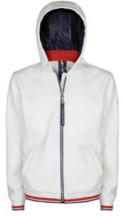 China Spring Mens Polar Fleece Jacket With Hood , Custom Logo Kangaroo Pouch Coat wholesale