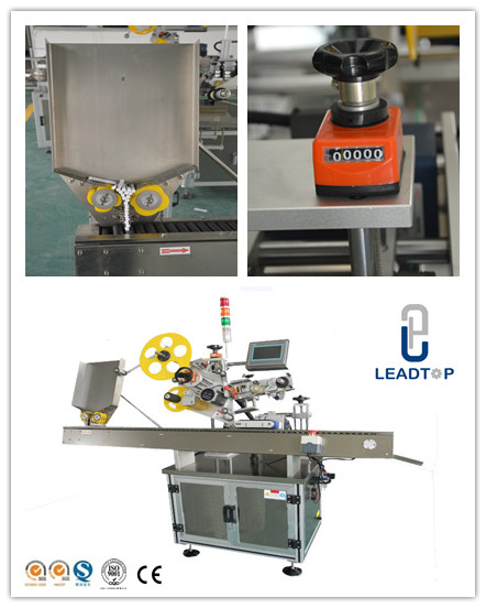 Vertical Small Round Bottle Sticker Automatic Labeling Machine With Servo Or Step Motor