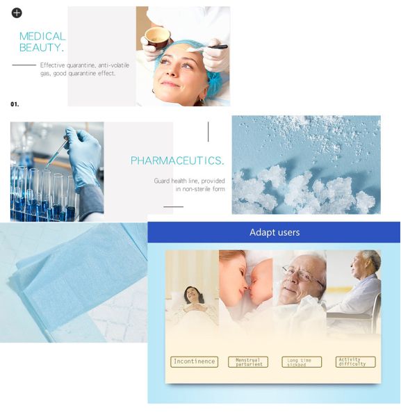 1000ml Absorbency Extra Large Disposable Bed Pads For Incontinence