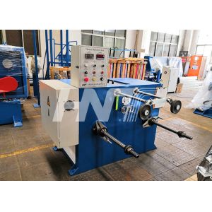 China Dual Reel Takeup Wire Spooling Machine with Double Shaft on sale