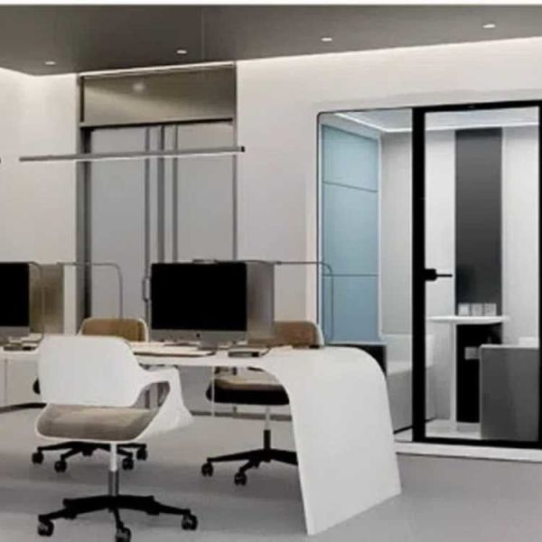 ECO Friendly Six Persons Acoustic Booth , Portable Soundproof Room For Office