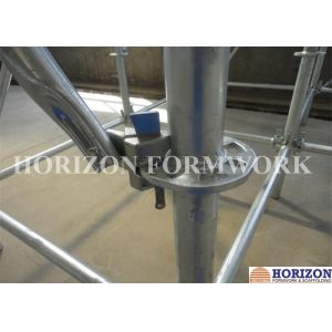 China Flexible Ringlock Scaffolding System , Wedge Lock Scaffolding High Stability wholesale