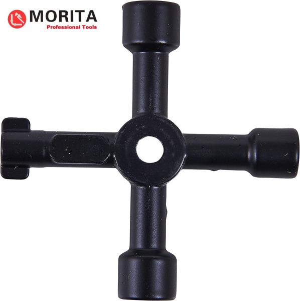 Quality Plumbing tools 4-Way Multi-Functional Utilities Key, Electric Meter Box Key Radiator Key Bleed Key Gas Key Zinc Alloy for sale