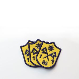 China Heat Transfer 1.1mm Thickness Custom Embroidered Patches wholesale