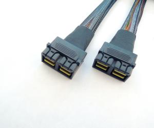 China RoHS CE Dual Port Density 30AWG Internal SAS Cable wholesale