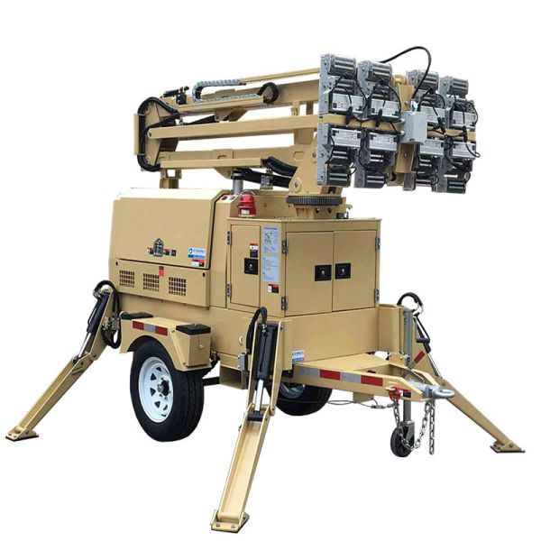Portable Lighting Towers Rated Speed 1500/1800 rpm Diesel Light Tower Industrial Light Tower