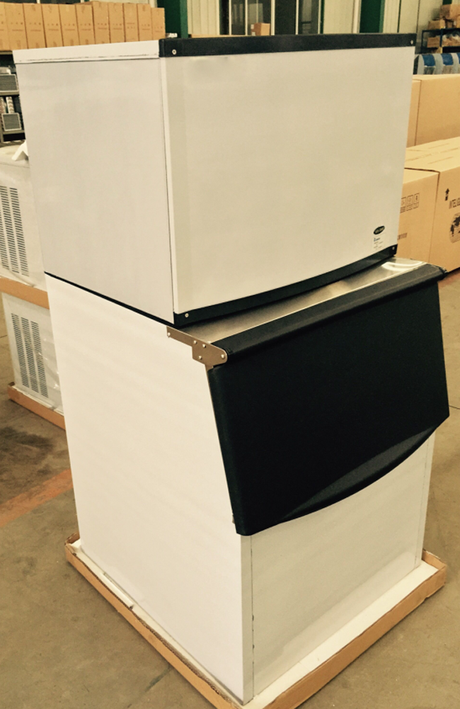 Secop Compressor 250kgs Ice Cube Machine / High Production Ice Maker Equipment