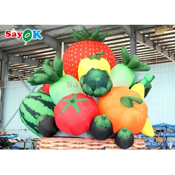 5m High Inflatable Fruit Vegetable Tree Orchard Plant Balloon For Stage Garden Park Decoration