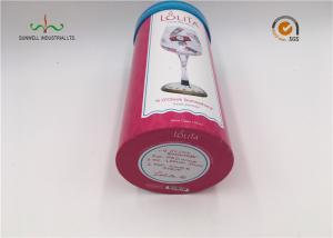 China Glass Packaging Cardboard Cylinder Tubes Eco Friendy 157G Coated Paper wholesale