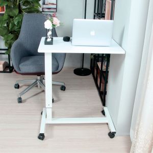 China Office Height Adjustable Standing Desk Single Leg Pneumatic Gas Lift wholesale