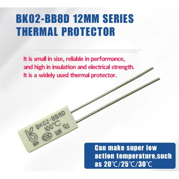 High quality manufacturer ST22 KSD9700 3A 250V Normally Closed Motor Bimetal Thermal Protector Switch