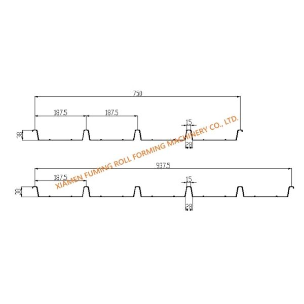 Auto Deck Floor Roll Forming Machine Powerful High Precision