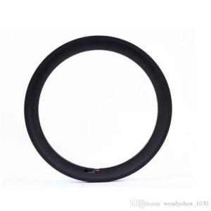 China Carbon Clincher Compatible Tubuless Rims 700C 60MM 25mm Wide Road Bicycle Ruedas carbono carretera Compatible for V&amp;Disc wholesale