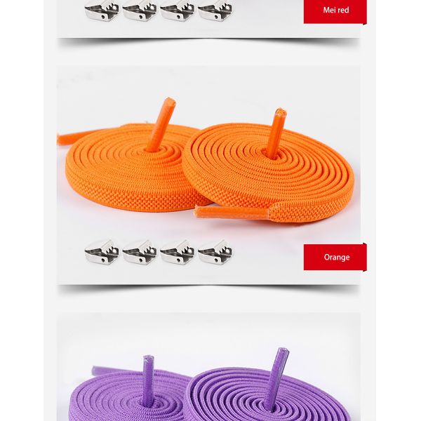 No tie shoelace lazy shoelace dress shoes Adventure Camping Running Fashionable printed funny shoelaces Customied