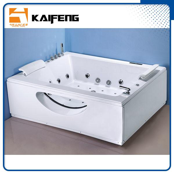 Quality T Shape Inlet Electric Jacuzzi Whirlpool Bath Tub With Air Bubble Water Jets for sale