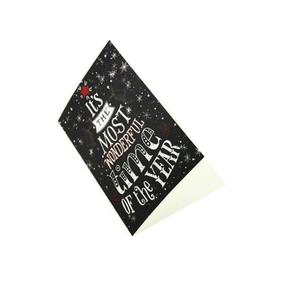 Quality Merry Christmas Sound Greeting Card Square Shape Custom Design With Chip Module for sale
