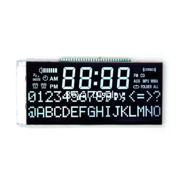 Quality 12 O'Clock Custom LCD Panel VA Display Monochrome Segment LCD for sale