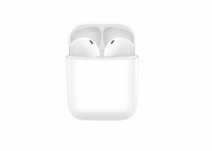 White Waterproof Bluetooth Earbuds , Large Battery Mini Bluetooth Earphone