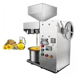 China Mini Oil Press Machine Small Household Fully Automatic Flax Seed Olive Peanut Cold Press For Sale wholesale