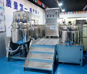 China Skin Whitening Cream Vacuum Emulsifying Mixer Machine 50L-3000L wholesale