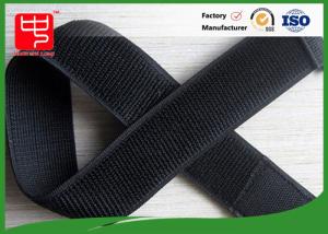 China Unnapped loop Elastic straps , Black stretch adjustable straps wholesale