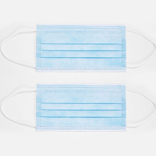 3 Ply Non Woven Disposable Face Mask For Smog & Antiviral Protection