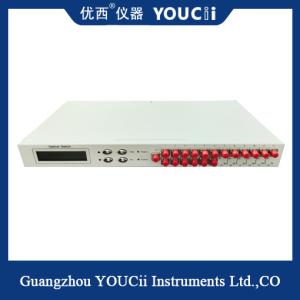 China The 18-Channel Rack-Mounted Optical Switch Has Low Loss on sale