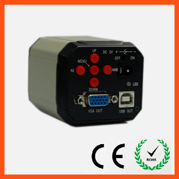 VGA+USB Double output Microscope Camera/Industrial Camera