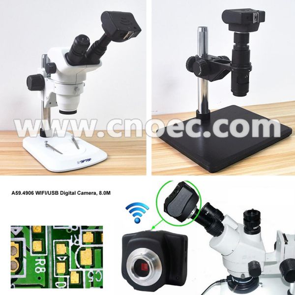 8.0M Microscope Accessories , Digital Microscope Camera With USB And WiFi Mode A59.4906