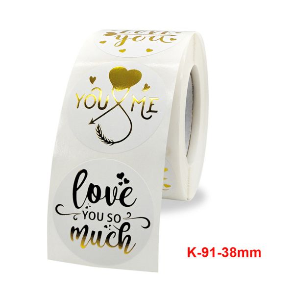 Bottled Beverage 38mm Custom Sticky Labels Flexographic Printing