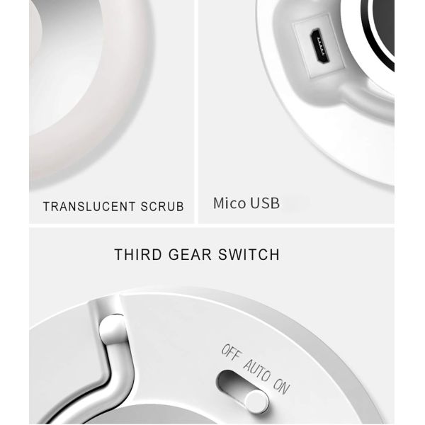 USB Rechargeable Motion Sensor Light Auto ON Off Stick Anywhere