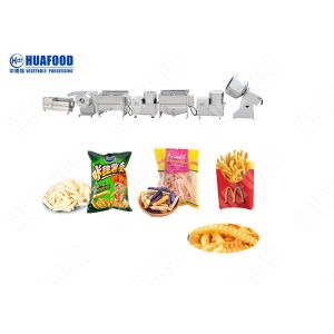 China Semi Automatic Potato Chips Processing Machine Potatoes Processing Line Price wholesale