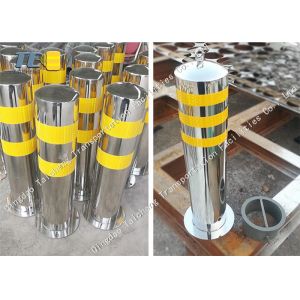 China Driveway Removable Security Post Polished And Brushed Surface Treatment wholesale