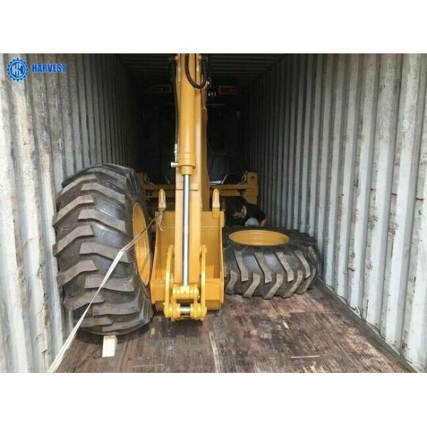 2.5 Ton Bucket Dumping Height 2742mm 4WD SAM388 Wheeled Backhoe Loader