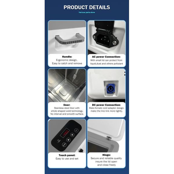 25L Capacity Medical Fridge Portable Storage Freezer 12V/24V Mini Fridge and More