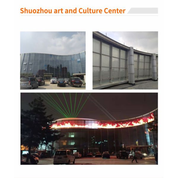 Injection LED Mesh Screen Outdoor Transparent High Brightness Rgb Grid Screen