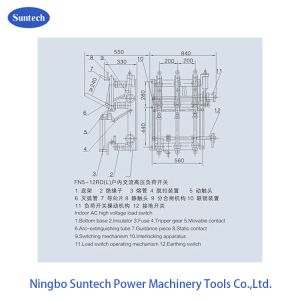 IEC420 GB3804 Lightweight Indoor 12KV Load Break Switch