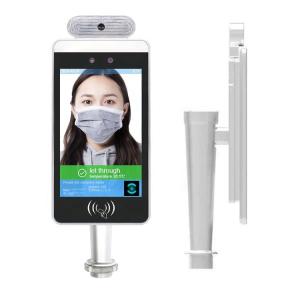 China Airport Android Infrared Thermometer Face Recognition Machine 8 Inch wholesale