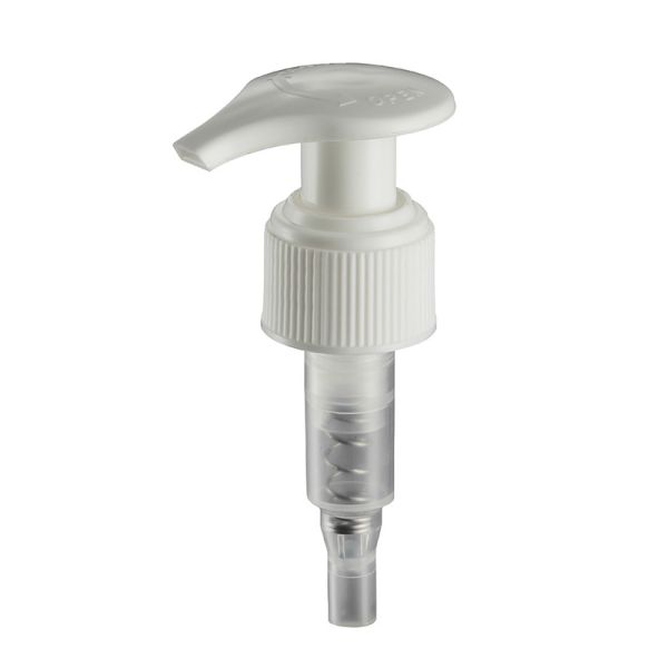 28/410 Spring Ribbed Lotion Pump Dispenser Black White Lotion Dispenser Pump Head