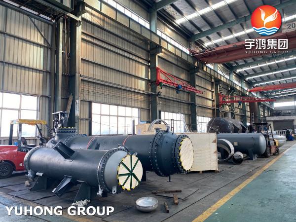 Quality ASTM EN Heat Exchanger Parts Tube sheet Botton Head Shell for sale