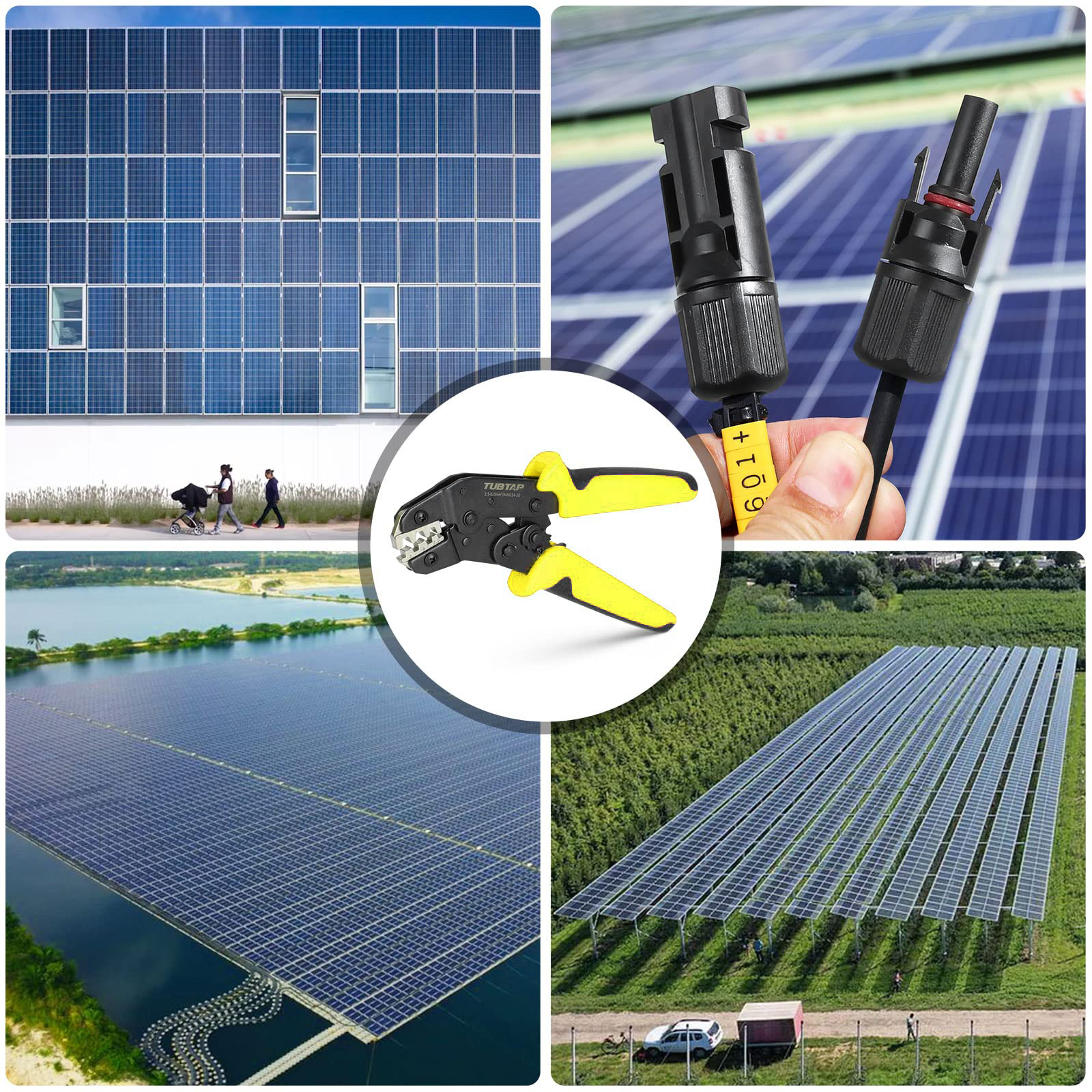 Weather Resistant Solar Panel Connector Tool Kits Antirust Durable