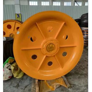 China Forged Steel Wire Rope Pulley Wheel For Crane wholesale