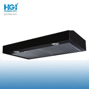 China Stainless Steel Kitchen Ventilator Exhaust Chimney 600mm Black Coating wholesale
