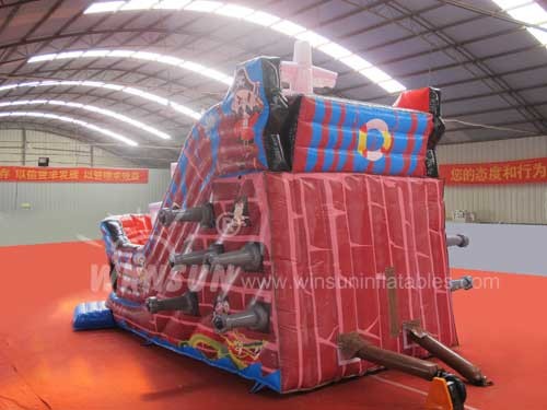 Galleon Style Commercial Grade Inflatable Water Slide For Adults / Children