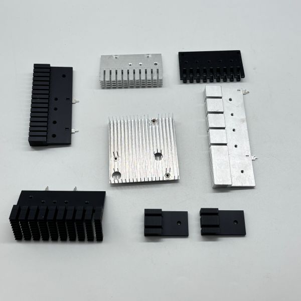 Low Price OEM Custom Aluminum Profiles Round Aluminium Extrusion Heat Sink Heatsink Cooling Fins Metal fabrication