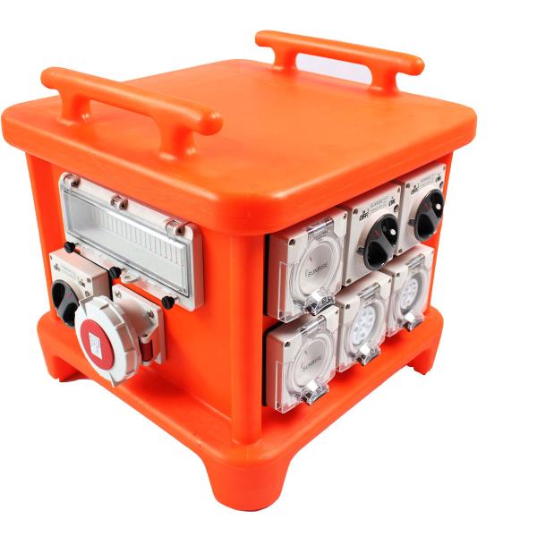 Quality EN60439 4 Portable Power Distribution Unit , UV8 Resistance Spider Electrical Box for sale