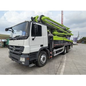 2015 Used Zoomlion 49Meter Truck Mounted Concrete Pump Truck construction