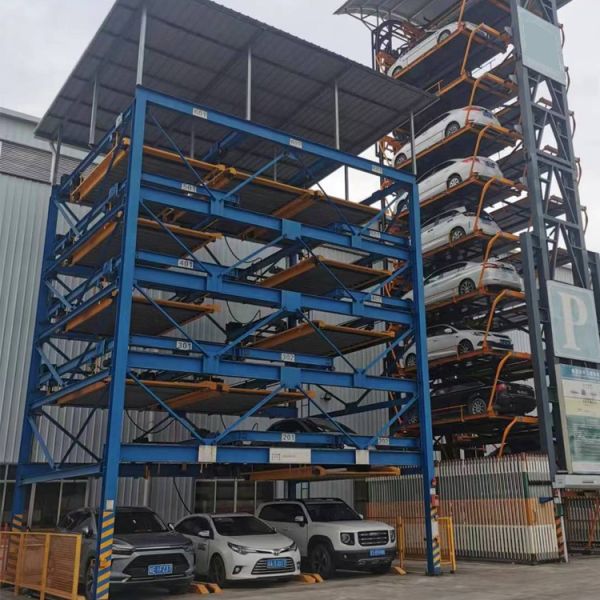 Space Saving Semi Automatic Puzzle Parking System with 6 Layers and 10350mm Height
