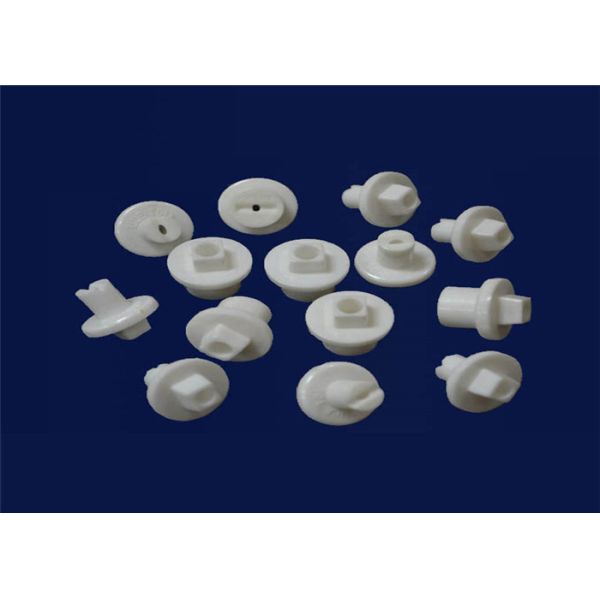Wear Resistant / Al2O3 Alumina Ceramic Sandblasting Nozzles White / Ivory