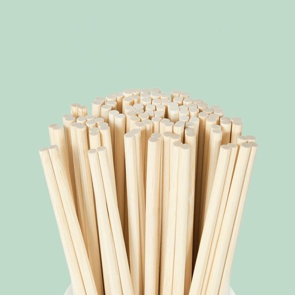 100% Natural Color Tensoge Custom Bamboo Chopsticks Disposable Tensoge Chopsticks 210mm/240mm*4.8mm Customized